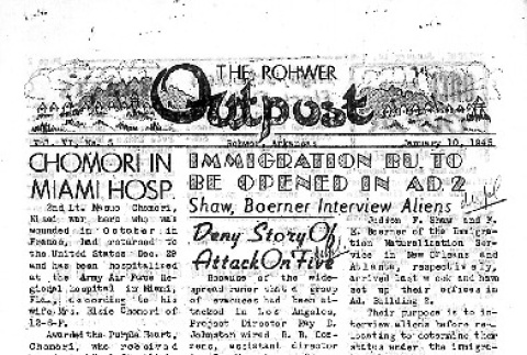 Rohwer Outpost Vol. VI No. 5 (January 10, 1945) (ddr-densho-143-234)