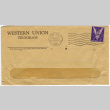 Western Union Telegram to Yuri Domoto from Kaneji Domoto (ddr-densho-356-561)
