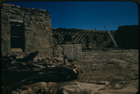 Abandoned brick dwellings (ddr-densho-338-504)