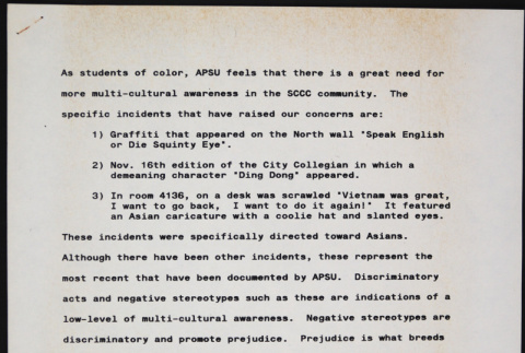 Draft statement from APSU (ddr-densho-530-34)