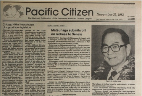 Pacific Citizen, Whole No. 2,266, Vol. 97, No. 22 (November 25, 1983) (ddr-pc-55-46)