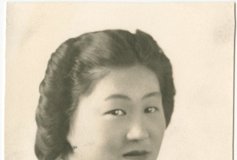 Portrait of Yoneko Shimamura (ddr-densho-328-531)