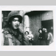 Blurry image of serviceperson (ddr-densho-1007-135)