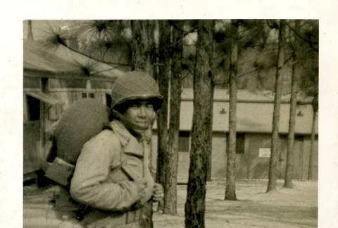 Danny Y. Teruda in uniform (ddr-densho-22-302)