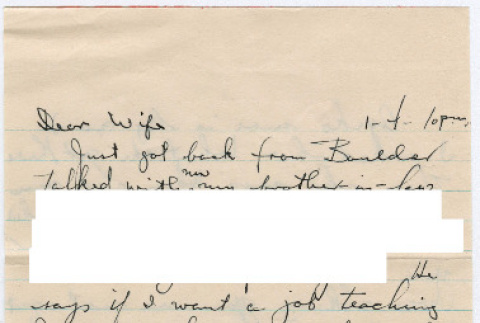 Letter from Phil Okano to Alice Okano (ddr-densho-359-1218)