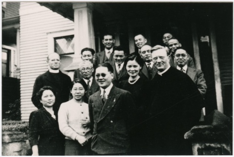 A meeting of Maryknoll members (ddr-densho-353-303)