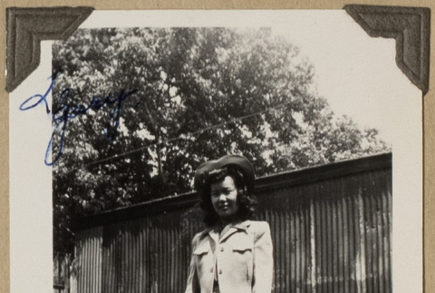 Mary beside a garden (ddr-densho-542-437)