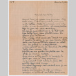 Letter to Bill Iino from Jany Lore (ddr-densho-368-761)