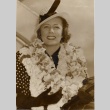 Woman arriving in Hawai'i (ddr-njpa-1-175)