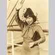 Woman waving (ddr-njpa-4-2217)