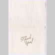 Letter & Thank You card in Japanese (ddr-densho-501-266)