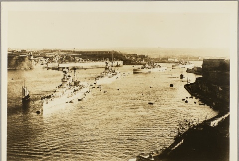 British ships entering a harbor (ddr-njpa-13-591)