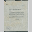 Memo to James Lindley from R.B. Conzzens authorizing Yuriko Domoto's work travel (ddr-densho-356-873)