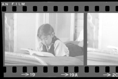 Negative film strip for Farewell to Manzanar scene stills (ddr-densho-317-252)