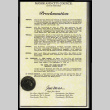 Proclamation (ddr-csujad-55-2462)
