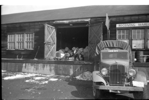Receiving Warehouse full of Baggage (ddr-densho-570-52)