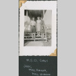 Three women standing on stairs (ddr-densho-434-208)