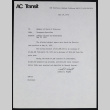 Letter from Lowell D. Weight to Members of the Board of Directors (ddr-densho-433-548)