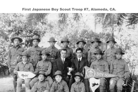 First Japanese Boy Scout Troop #7, Alameda, CA (ddr-ajah-4-46)