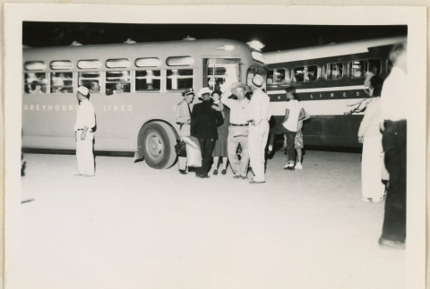 Evacuees leaving Canal camp (ddr-densho-37-2108)