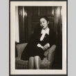 Woman in a chair (ddr-densho-433-1169)