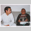 Takeo and Mark Isoshima celebrating father's day (ddr-densho-477-635)