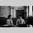Dale Minami and Karen Kai at the San Francisco Courthouse (ddr-densho-1007-1283)