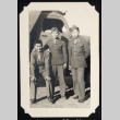 Three soldiers by a truck (ddr-densho-542-633)