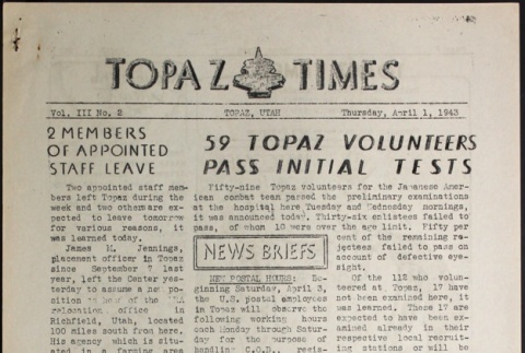 Topaz Times Vol. III No. 2 (April 1, 1943) (ddr-densho-142-137)