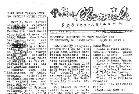 Poston Chronicle Vol. XVI No. 2 (October 8, 1943) (ddr-densho-145-419)