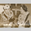 Helen Keller and Polly Thomson arriving in Hawai'i (ddr-njpa-1-753)