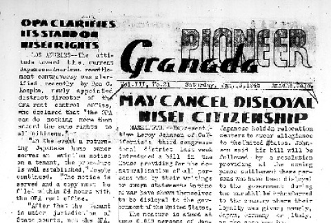 Granada Pioneer Vol. III No. 21 (January 13, 1945) (ddr-densho-147-234)