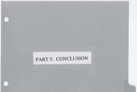 Asian American Community: The Internment Camps and My Family: Part 5 Conclusion (ddr-densho-560-34)