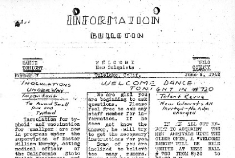 Information Bulletin #7 (June 6, 1942) (ddr-densho-65-306)