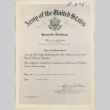 Honorable discharge for Hitoshi Nakayama (ddr-densho-37-1811)