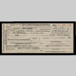 Government request for transportation, Form TC 11-C, George Hideo Nakamura (ddr-csujad-55-2190)