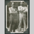 2 shirtless men (ddr-densho-540-54)