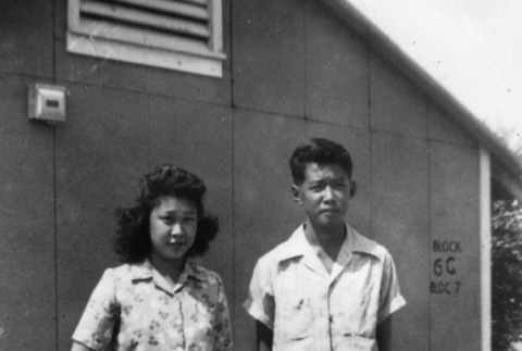 Frances and Misuru Ikeda at Amache (ddr-ajah-6-436)