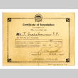 Certificate of inoculation (ddr-csujad-38-535)