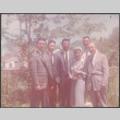 Sakura family in garden (ddr-densho-523-313)