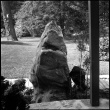 Boulder outside porch (ddr-densho-377-1584)