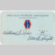 Membership card for 100th/442nd Veteran Association (ddr-densho-368-8)