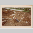 Rock waterfall and pond under construction (ddr-densho-377-2197)