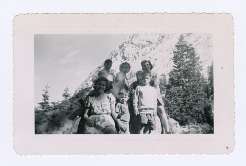 Family in mountains (ddr-densho-402-16)