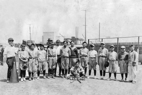 Group of boys in baseball uniforms (ddr-ajah-5-75)