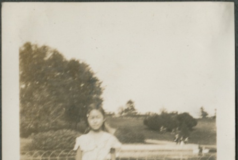 A girl at a park (ddr-densho-321-671)