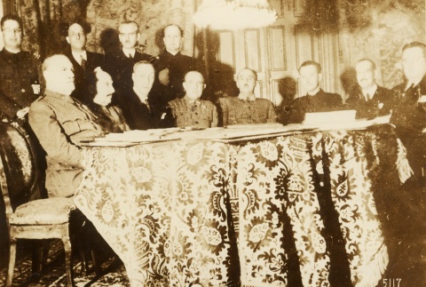 Francisco Franco with his new cabinet (ddr-njpa-1-348)