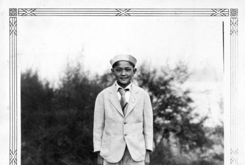 Leroy Kajiwara in suit (ddr-ajah-6-68)