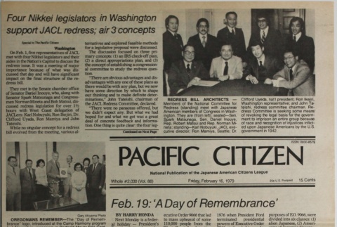 Pacific Citizen, Vol. 88, No. 2030 (February 16, 1979) (ddr-pc-51-6)