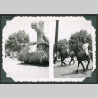 JACL float and two people on horse back (ddr-densho-475-631)